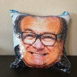 Danny DeVito Sequins Pillowcase Pillow Not Included Funny Fan Gift